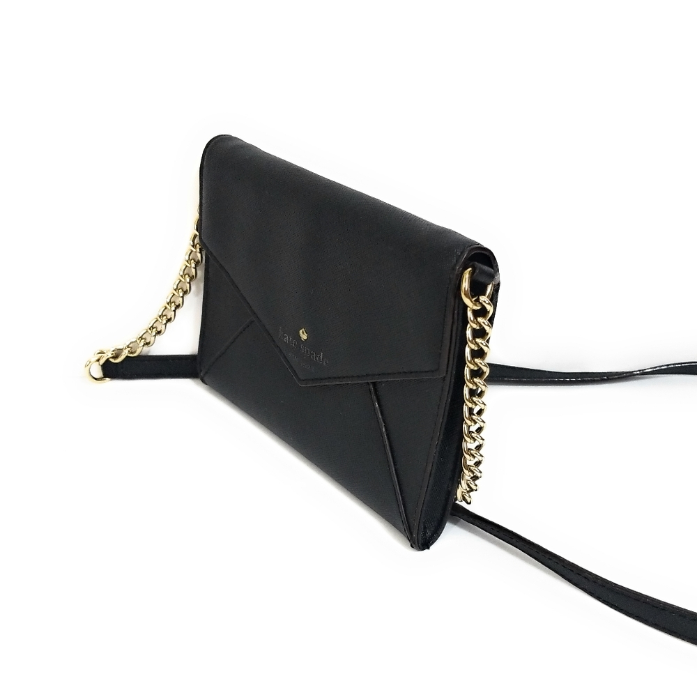 Kate Spade New York Cedar Street Monday Envelope Crossbody Shoulder Bag in Black - Picture 3 of 8
